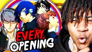 I Reacted to EVERY PERSONA Opening THIS IS 🔥🔥🔥 [upl. by Macur556]