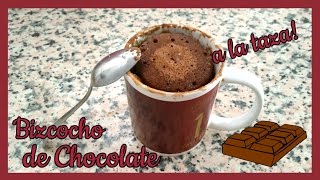 Bizcocho de Chocolate a la Taza 🍫 [upl. by Asabi]