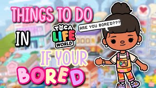 BORED OF TOCA 🤔 TRY THESE 😜  Toca boca with voice 🎙️ [upl. by Euqitsym306]