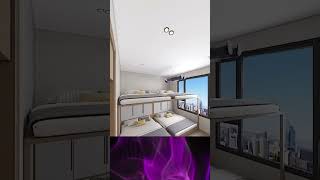 🔥🔥🔥 Bedroom 8 kids Design interior hotel itallian shorts design decoration viral italy [upl. by Ermengarde833]