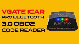 Vgate iCar Pro Bluetooth 30 OBD2 Code Reader [upl. by Valli]