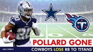 BREAKING Tony Pollard Signing With Titans In NFL Free Agency  Replacements  Dallas Cowboys News [upl. by Furr433]