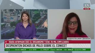 Desmienten los dichos de Milei sobre el CONICET había afirmado que tiene 35 mil empleados [upl. by Jairia226]