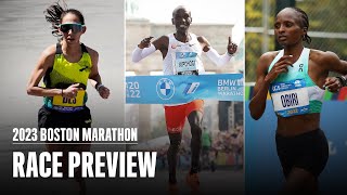 Who to Watch at the 2023 Boston Marathon  and How  Runners World [upl. by Notloc]