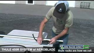 Thule 450R Rapid CrossRoad Roof Rack w AeroBlade Bars Video Install Review amp Demo [upl. by Jacobba]