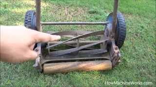 How a manual grass cutting machine works  Must watch [upl. by Sadonia]