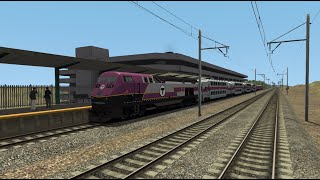 Train Simulator 2021 Operating MBTA P32ACDM Reskin on the ProvidenceStoughton Line Train 811 [upl. by Ronal337]