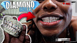 DG3 CASHED OUT ON DIAMOND GRILLZ   Gets Mom REACTION [upl. by Selokcin]