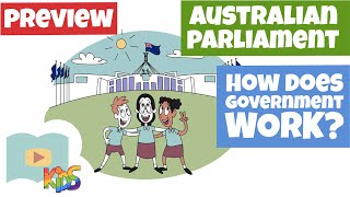 How Does the Australian Government Work Visiting Parliament Schooling Online Kids Lesson Preview [upl. by Rawdin525]