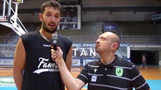 BASKET Faenza va ko contro Ozzano Klyuchnyk quotSiamo stati troppo discontinuiquot  VIDEO [upl. by Clute]