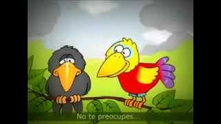 Don´t worry be happy versión pájaros subtitulado en español [upl. by Nesyrb]