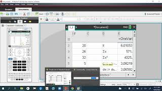 Spread and Averages with a TInspire CX II [upl. by Elttil]