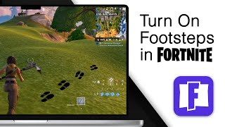 How To See Footsteps in Fortnite 2024 [upl. by Ennaillek210]