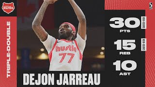 DeJon Jarreau Drops A CareerHigh TripleDouble In Memphis Hustle Win [upl. by Rawde906]