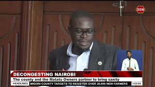 Nairobi County and Matatu Owners partner to bring sanity to the city [upl. by Asilad]