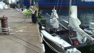 Atlantic Adventure Episode 2 in V8 catamaran [upl. by Lemhar]