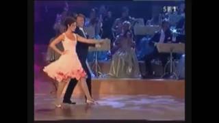 André Rieu is dancing the Ländler with Barbara Wussow [upl. by Norad]