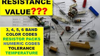 290 Resistor Color Code Calculation 34 56 Band Resistor Color CodeHow to Calculate Resistance [upl. by Nohsed]