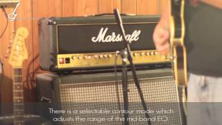 Quick Clip Marshall 6100 Demo with Gibson Les Paul [upl. by Atalante]