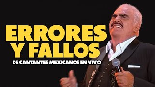 LOS PEORES FAILS DE CANTANTES MEXICANOS ¡EN VIVO [upl. by Otrebor]