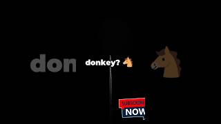 everyone cares about the donkey🐴💀😅humor entertainment funny joke funnyshorts funnyvideo [upl. by Dahsra466]