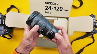 Unboxing Nikon Z 24120mm f4 S [upl. by Alaet]