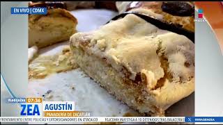 Panadería de Zacatlán en Coyoacán CDMX vende rosca de reyes rellena de queso  Francisco Zea [upl. by Herm]