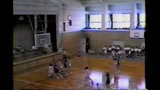 1996 女子中学生バスケットボールの試合｜糀谷中学校 [upl. by Ydnam]