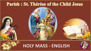 26th December  Sunday  630pm  English Mass  Feast of the Holy Family  Salmiya [upl. by Ewen]