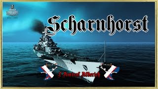 World Of Warships  KMS Scharnhorst  Fire Amiral FR [upl. by Mathia]