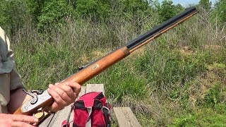 Loading A Black Powder Percussion Rifle [upl. by Gingras]