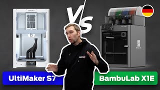 UltiMaker S7 vs Bambu Lab X1E  Kann der X1E da wirklich mithalten  Deutsch OKM3D [upl. by Vanderhoek534]