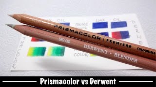 Blenders TEST  Prismacolor vs Derwent  Review [upl. by Stieglitz]