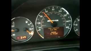 W210 MERCEDES AMG E55 060 RUN under 5 sec nonsupercharged version 54lit [upl. by Oakie998]