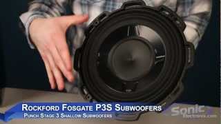 Rockford Fosgate P3S Shallow Car Sub  Punch Stage 3 Subwoofer [upl. by Cathee]