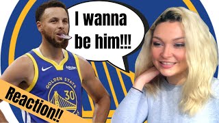 New Zealand Girl Reacts to STEPHEN CURRY 3 POINTERS COMPILATION [upl. by Stoat]