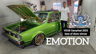 VDUB Campfest amp Toyz 4 Boyz 2023 best of show winner EMOTION 🇿🇦 Street Crew Customs [upl. by Noizneb]