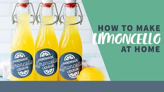 Homemade Limoncello  Family Recipe [upl. by Poirer825]