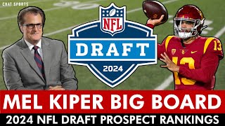 UPDATED Mel Kiper 2024 NFL Draft Big Board  Top 25 Prospects Led By Caleb Williams [upl. by Anallise777]