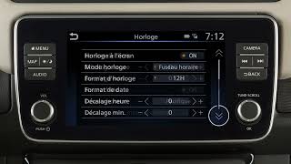2025 Nissan LEAF  Réglage de l’horloge avec navigation le cas échéant [upl. by Layla]