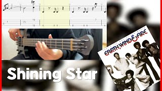 Earth Wind amp Fire  Shining Star Bass cover Tab [upl. by Nilram]