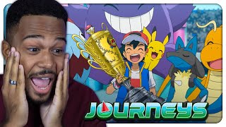 THE GREATEST POKEMON EPISODE ASH BECOMES WORLD CHAMPION  Pokémon Journeys Episode 132 Reaction [upl. by Ardnaxila294]