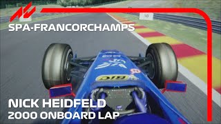 F1 2000 Prost AP03  SpaFrancorchamps Nick Heidfeld Onboard [upl. by Xaviera994]