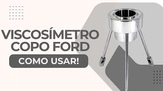 Como Usar o Viscosímetro Copo Ford 4 Guia Passo a Passo [upl. by Zealand312]