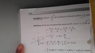 Gauss quadrature formula  ch 8 lecture 4 [upl. by Sacci410]