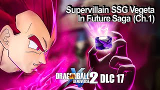 NEW Supervillain SSG Vegeta Transformation In Xenoverse 2 DLC 17 FUTURE SAGA Chapter 1 [upl. by Vinita]