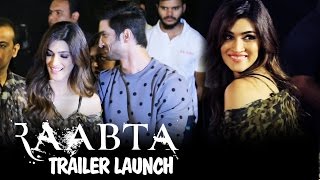 Sushant Singh Rajput amp Kriti Sanons GRAND ENTRY At Raabta Trailer Launch [upl. by Dnalon]