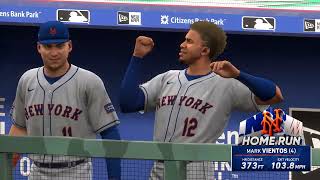 MLB The Show 24  NL Division Series New York Mets vs Philadelphia Phillies Game 1 [upl. by Erreid806]