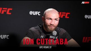 Ion Cutelaba UFC Vegas 37 full postfight interview [upl. by Cyndia232]