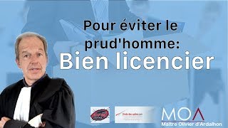 Comment bien licencier [upl. by Arlyn]